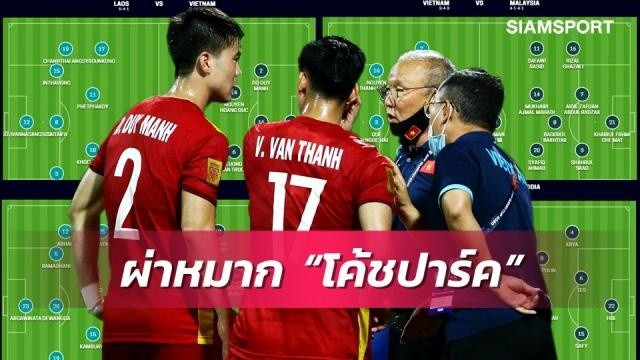 Siam Sport dự đoán đội hình tuyển Việt Nam đấu Thái Lan. (Ảnh Siam Sport).
