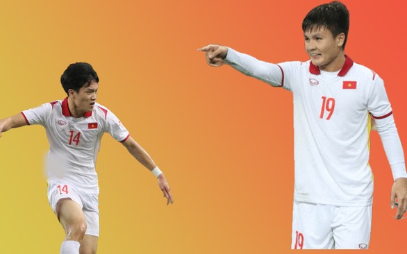 Quang Hải và Hoàng Đức vào danh sách rút gọn Quả bóng Vàng Việt Nam 2021.