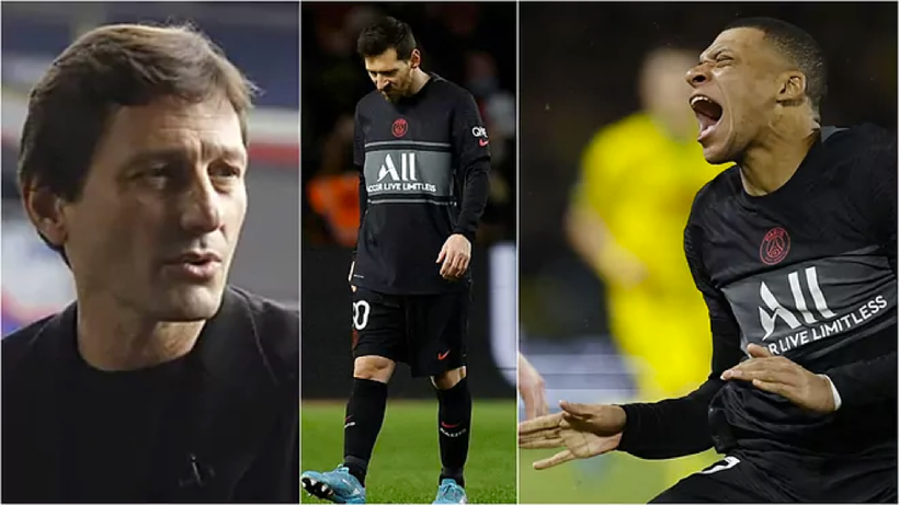 Sếp lớn Leonardo công kích trọng tài "ghét bỏ" Messi, Mbappe và PSG.