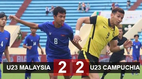  Malaysia bất ngờ chỉ có được trận hoà với Campuchia