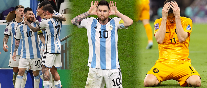 Thắng kịch tính Hà Lan, Argentina vào bán kết World Cup 2022
