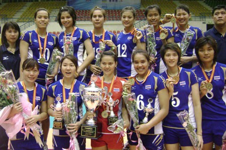 Thái Lan giành chức vô địch Giải bóng chuyền nữ châu Á