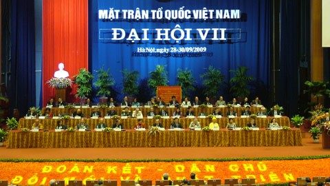 Bế mạc Đại hội đại biểu toàn quốc MTTQ Việt Nam lần thứ VII
