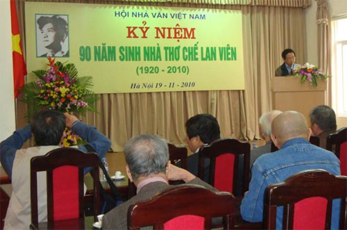 Kỷ niệm 90 năm ngày sinh nhà thơ Chế Lan Viên