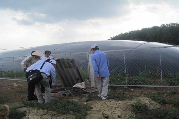 Dự án LWMEA đã xây dựng 14 hệ thống Biogas