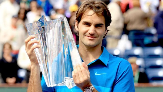 Hạ gục John Isner, Federer đăng quang tại Indian Wells 2012