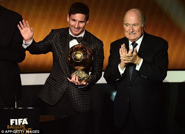 Lionel Messi lần thứ 4 liên tiếp giành QBV FIFA