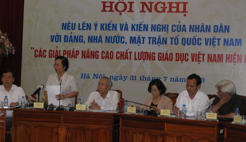 Các giải pháp nâng cao chất lượng giáo dục Việt Nam hiện nay