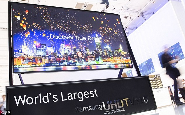 Samsung công bố TV lớn nhất thế giới