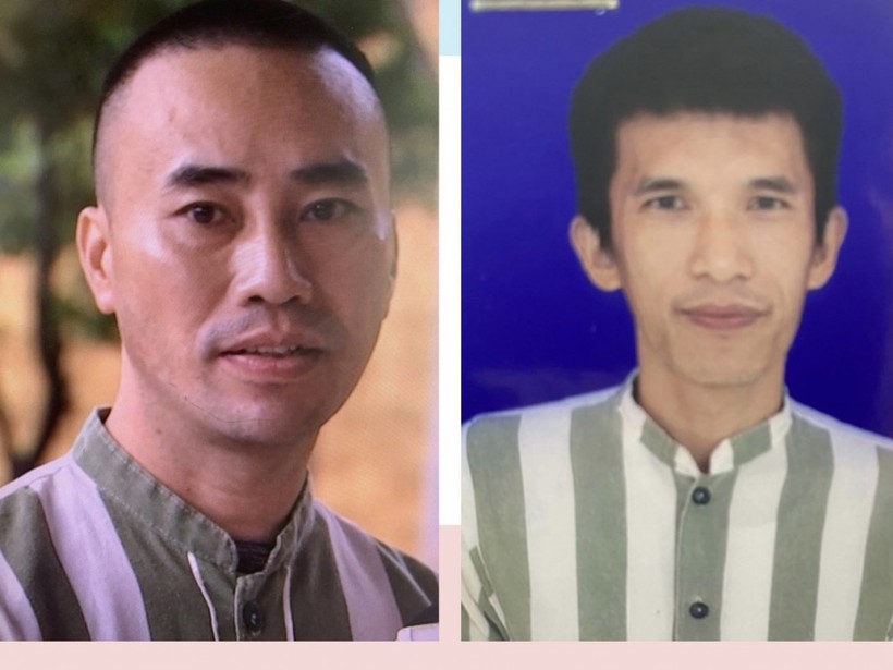  Phạm nhân Phan Công Thành và Nguyễn Đắc Hoàng.