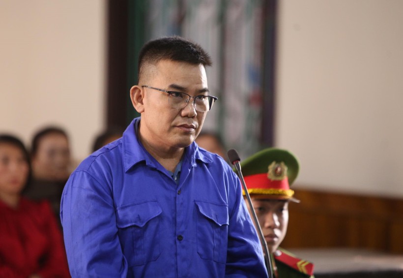 Nguyễn Chí Thanh tại phiên xét xử sơ thẩm.