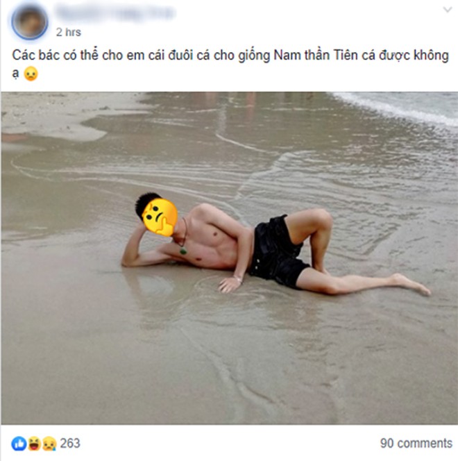 Mang ảnh đi biển lên mạng nhờ photoshop, anh chàng "khóc thét" nhận lại sản phẩm