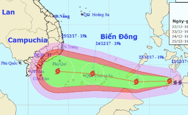 Khu vực Biển Đông sẽ xuất hiện 10-12 cơn bão và áp thấp