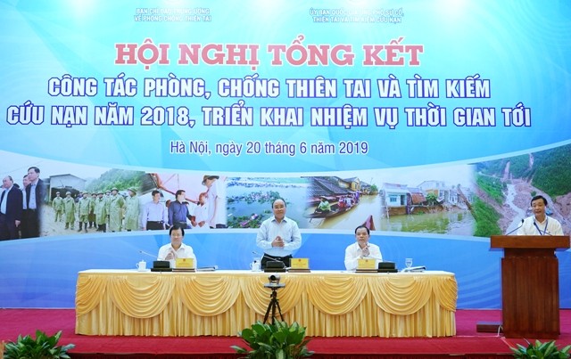 Thủ tướng Nguyễn Xuân Phúc chủ trì Hội nghị tổng kết công tác phòng, chống thiên tai và tìm kiếm cứu nạn (Internet)