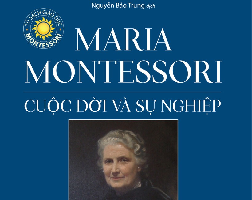 Bìa cuốn sách “Maria Montesseri: Cuộc đời và sự nghiệp"