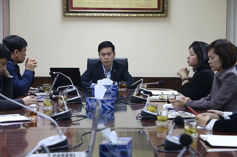 Cục trưởng Đặng Thanh Tùng phát biểu tại buổi làm việc
