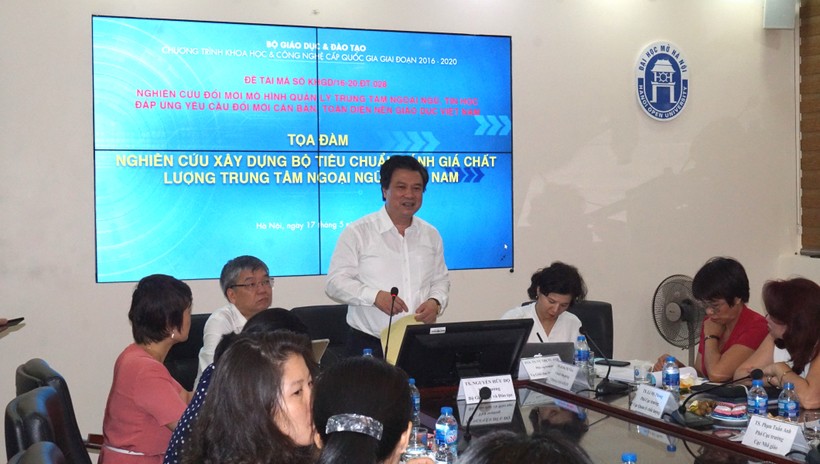 Thứ trưởng Nguyễn Hữu Độ phát biểu tại tọa đàm