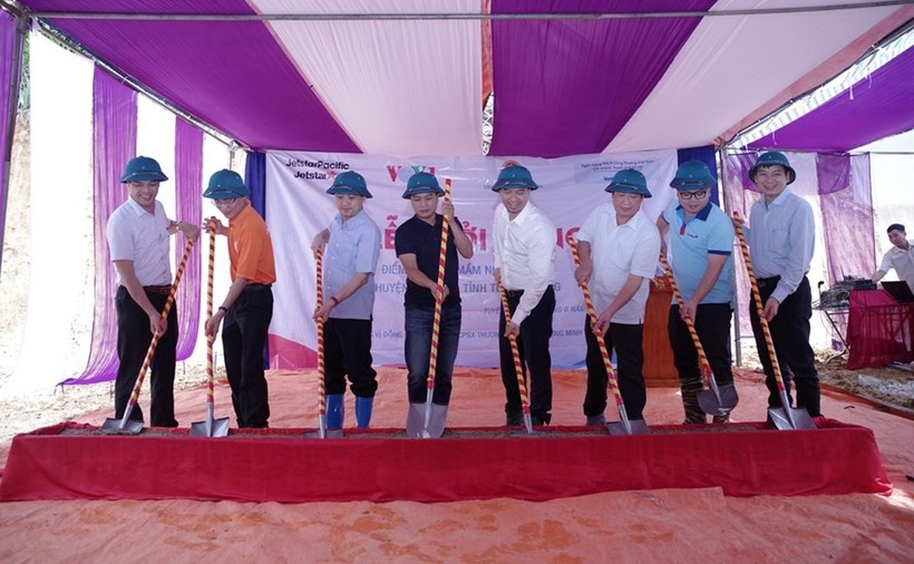 Lễ khởi công điểm trường mầm non tại Tuyên Quang