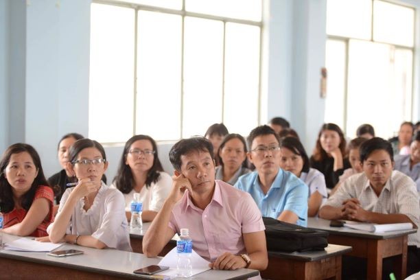 Giáo viên cốt cán tỉnh Ninh Thuận tham gia khóa tập huấn