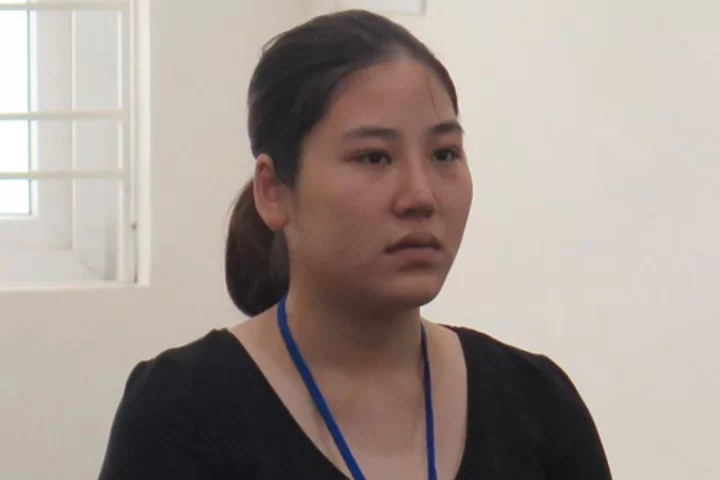 Bị cáo Hương tại phiên tòa sơ thẩm ngày 20/8.