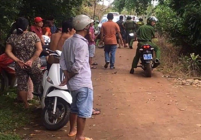 Khu vực xảy ra vụ án mạng tại thị xã Bình Long, Bình Phước.