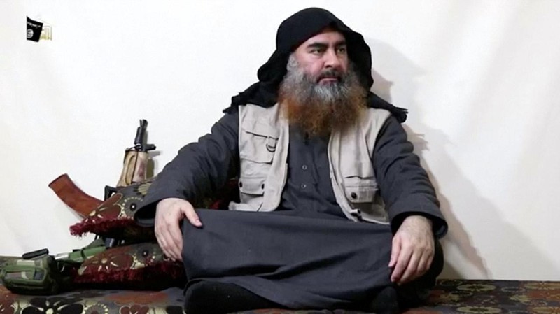 Thủ lĩnh của IS Abu Bakr al-Baghdadi bị tiêu diệt trong chiến dịch không kích của Mỹ ở Syria. Ảnh: Reuters.