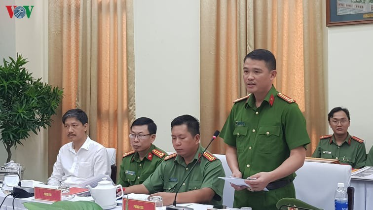 Thượng tá Nguyễn Đăng Nam thông tin vụ việc.