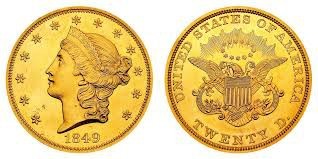 Được coi là đồng tiền có giá trị nhất lịch sử Mỹ, Double Eagle năm 1849 hiện có giá trị 20 triệu USD và là đồng tiền hiếm nhất trên thế giới. Ngày nay, trên toàn thế giới còn duy nhất một đồng tiền xu Double Eagle 1849.
