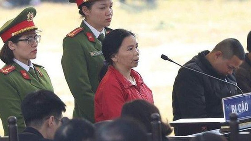 Bùi Thị Kim Thu trực tiếp chứng kiến cảnh chồng hãm hiếp, giết hại nữ sinh giao gà nhưng không có hành động can ngăn. Ảnh: TL