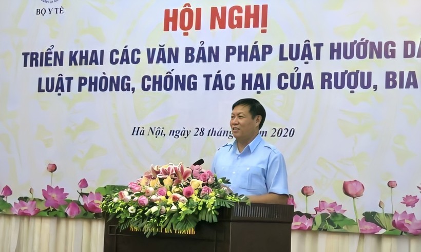 Thứ trưởng Đỗ Xuân Tuyên tại Hội nghị. 