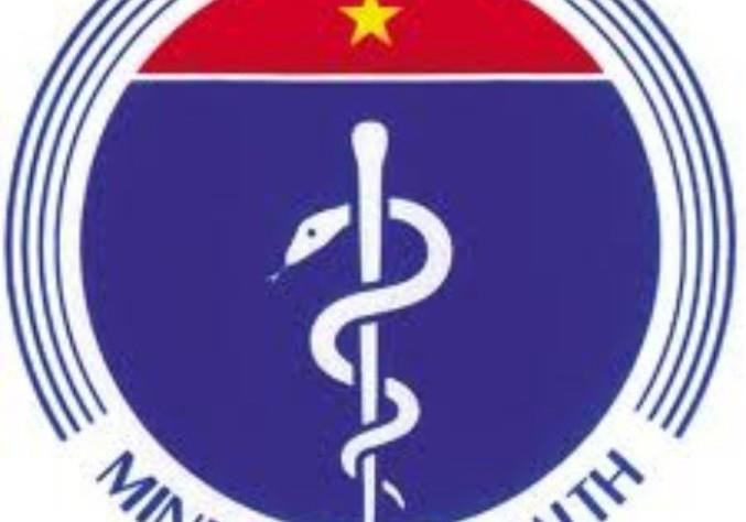 Logo của Bộ Y tế chỉ có con rắn quấn quanh cây gậy. 