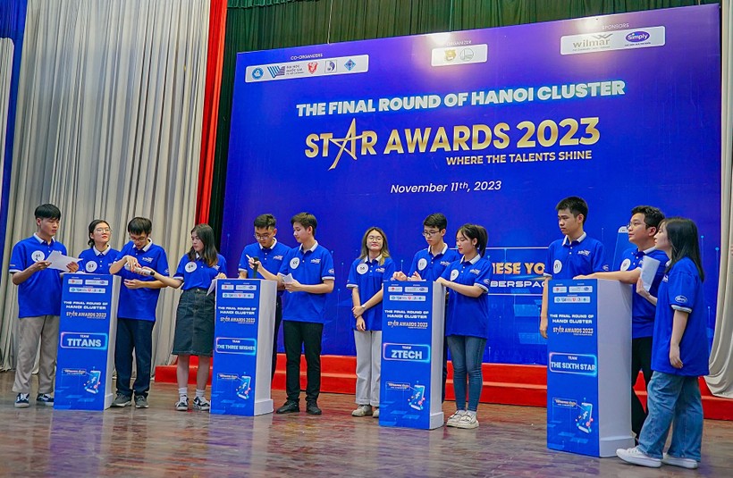 6 đội thi tranh tài tại Vòng Chung kết cụm Hà Nội Cuộc thi Star Awards 2023. 