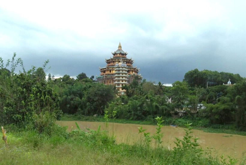 Địa thế “đất lành” có non có nước của làng chùa Đại Ninh