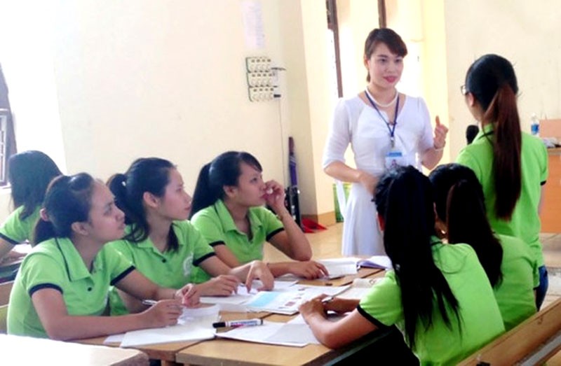 Một lớp bồi dưỡng sư phạm ở trường ĐH Thái Nguyên