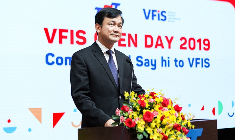 GS Lê Vinh Danh tại Ngày hội khai trường, Trường quốc tế Việt Nam - Phần Lan thuộc TDTU