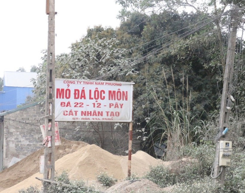 Để xảy ra nhiều sai phạm, mỏ đá Lộc Môn bị tạm dừng hoạt động.