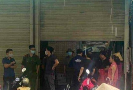Hiện trường xảy ra vụ treo cổ tự tử tại tổ 13, phường Phương Lâm.