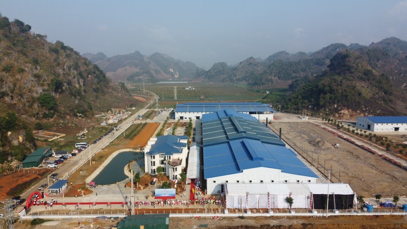 Nhà máy phân bón Sông Lam Tây Bắc tại huyện Mai Sơn.