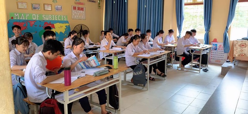 HS Trường THPT số 2 Bảo Thắng (Lào Cai).