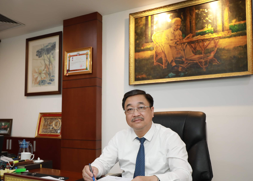Ông Hoàng Lê Bách, Tổng Giám đốc Nhà xuất bản Giáo dục Việt Nam.