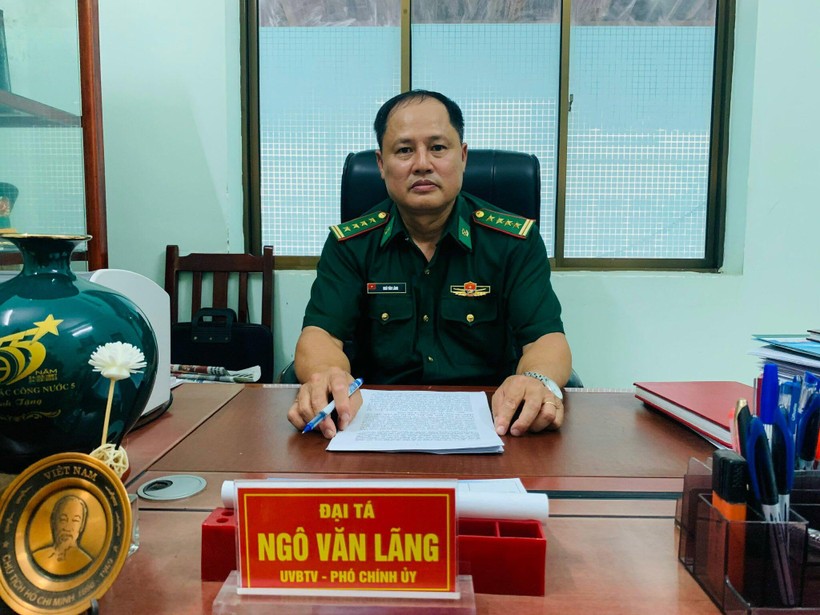 Đại tá Ngô Văn Lãng, Phó Chính ủy BĐBP Ninh Thuận. 
