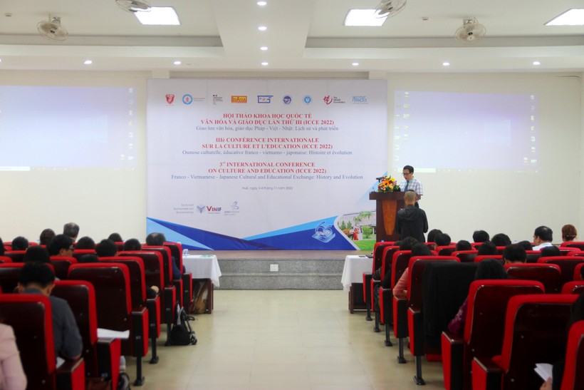 Hội thảo khoa học quốc tế văn hoá, giáo dục lần thứ 3 - ICCE 2022: “Giao lưu văn hóa, giáo dục Pháp - Việt - Nhật: Lịch sử và phát triển” tại TP Huế.
