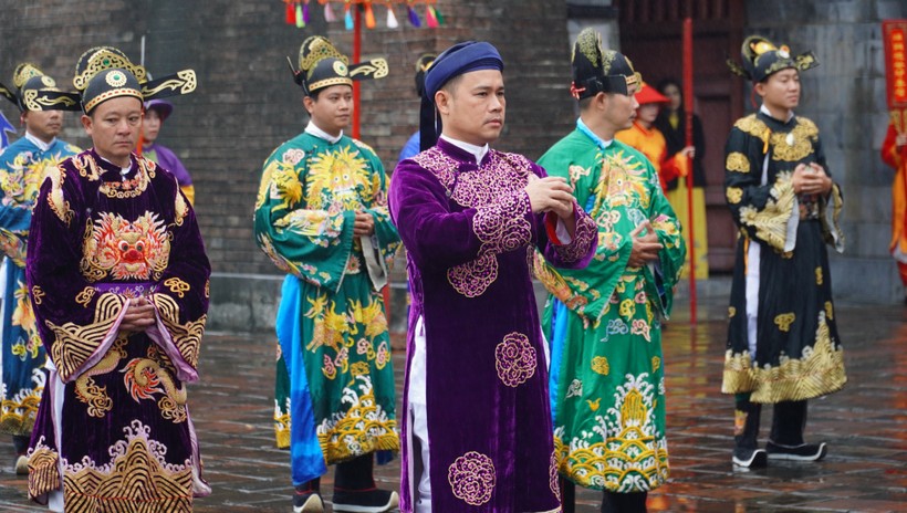 Tái hiện Lễ ban Sóc (lịch năm mới) triều Nguyễn tại Ngọ Môn, Đại Nội Huế - hoạt động mở màn cho Festival Huế 2023 kéo dài trong suốt một năm.
