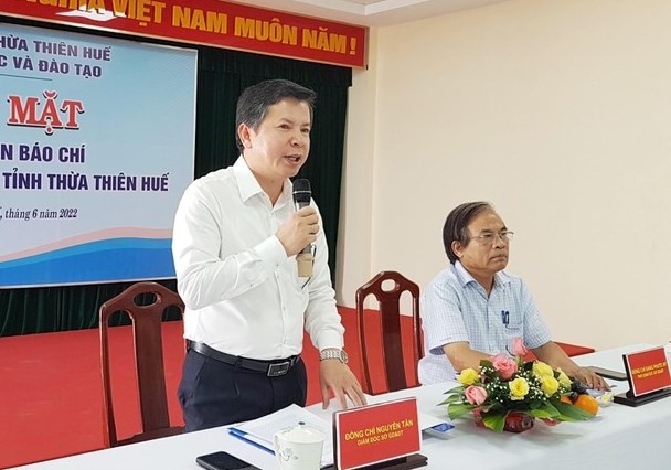 Ông Nguyễn Tân – Giám đốc Sở GD&ĐT tỉnh Thừa Thiên – Huế cho biết về sự cố nghi lộ đề thi học kỳ 1. 