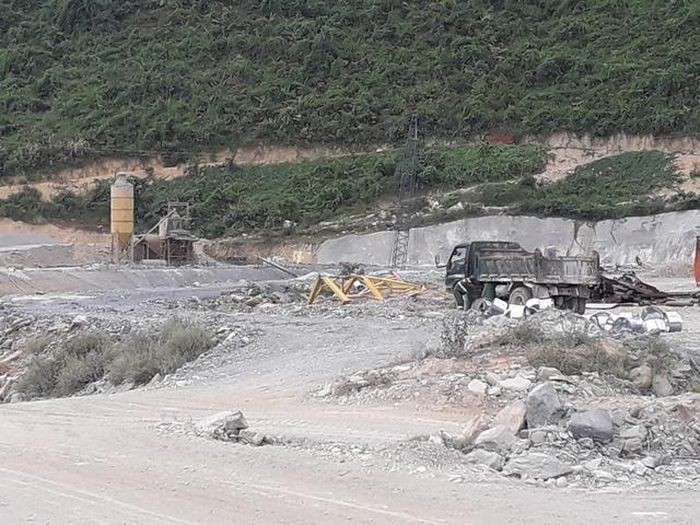Thủy điện Sông Bồ do Công ty Cổ phần Thủy điện Sông Bồ làm chủ đầu tư khi triển khai xây dựng ở thượng nguồn sông Bồ. (Ảnh: A.K)