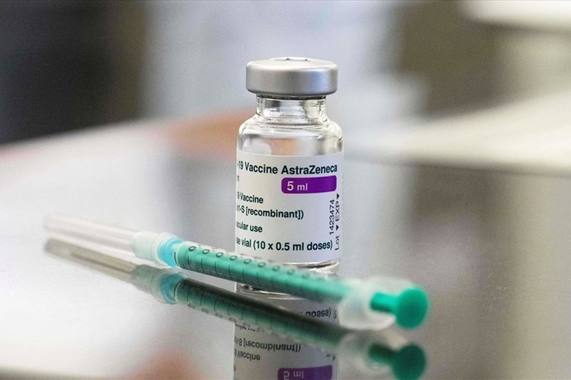 Vaccine COVID-19 của AstraZeneca. Ảnh: AFP.