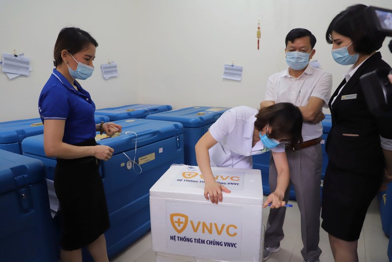 Trung tâm Kiểm soát bệnh tật Quảng Ninh tiếp nhận vắc xin phòng COVID-19. Nguồn: CDC Quảng Ninh.