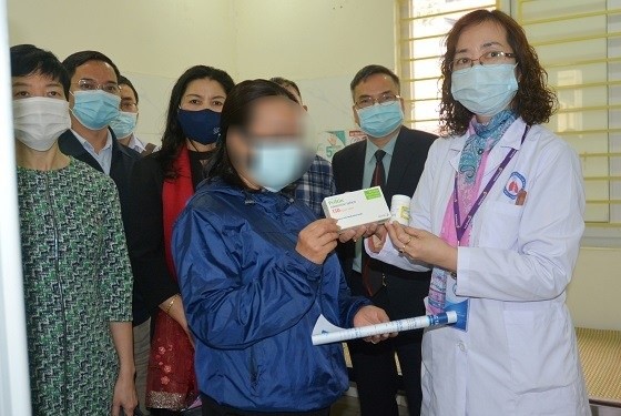 Tại lễ mít tinh, Bệnh viện Phổi Hà Nội đã khởi động chương trình điều trị lao tiềm ẩn bằng 3HP. ệnh viện Phổi Hà Nội. 