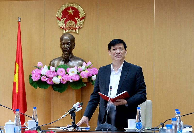 GS.TS Nguyễn Thanh Long- Uỷ viên TW Đảng, Bộ trưởng Bộ Y tế. Ảnh: Trần Minh