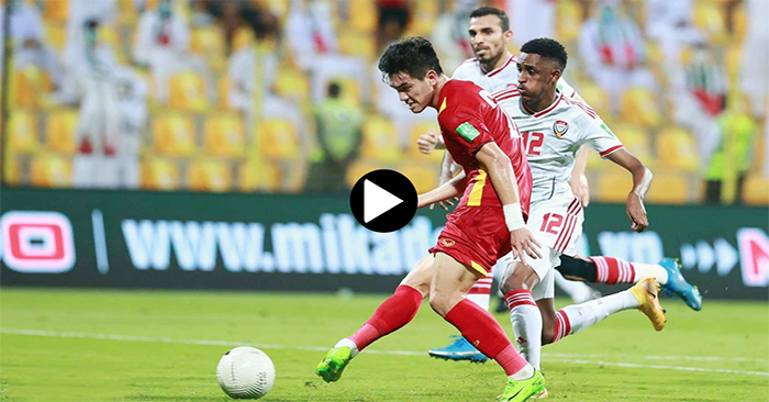 Video: Hai pha ghi bàn cực đẹp của Tiến Linh và Minh Vương trận Việt Nam - UAE